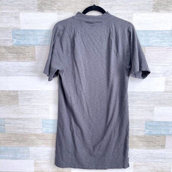 UNIVERSAL THREAD Mock Neck Raglan Sleeve Shift Dress Gray Womens XS - Picture 2 of 4